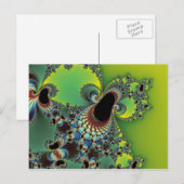 hallo - Fractal Briefkaart (Voorkant / Achterkant)