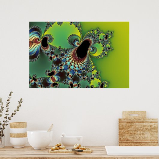 hallo - Fractal Poster (Keuken)