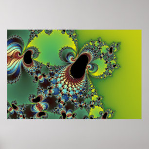 hallo - Fractal Poster