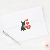 Hallo Franse Bulldog Puppy Dog Sticker / zeehonden (Envelop)