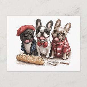Hallo Franse Bulldogs Briefkaart