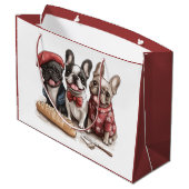 Hallo Franse Bulldogs Groot Cadeauzakje (Achterkant Gekanteld)