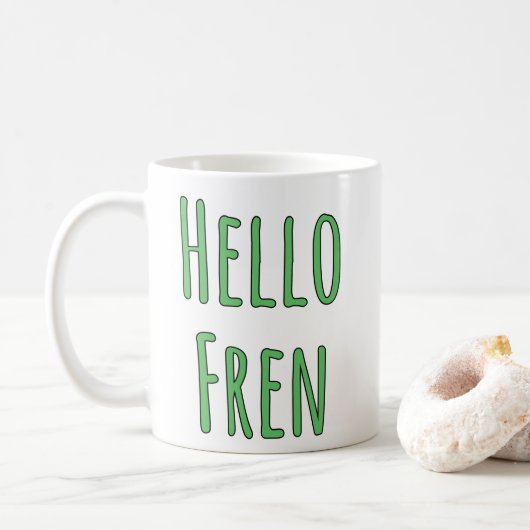 Hallo Fren Koffiemok (Met donut)