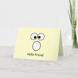 hallo Friend 1 Wenskaart Bedankkaart