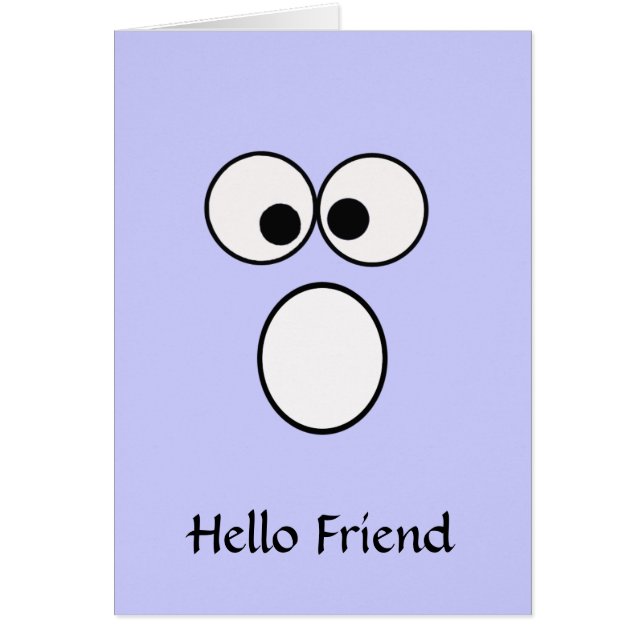 hallo Friend 3 Wenskaart (Voorkant)
