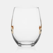 hallo Friend Funny Squirrel Wijnglas Zonder Voet (Rechts)