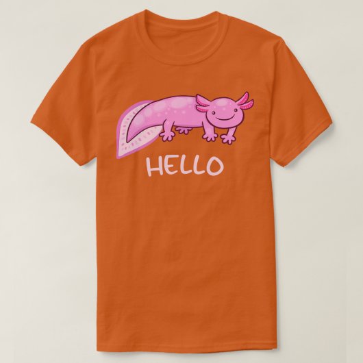 hallo Funny Axolotl T-shirt (Design voorkant)
