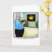 Hallo Funny Hi & Humor Wenskaart Kaart (Gele Bloem)