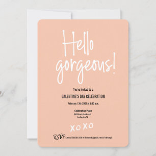 Hallo Fuzzy Peach Kaart