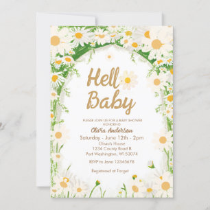 Hallo Garden Summer Daisy Baby Baby shower Kaart