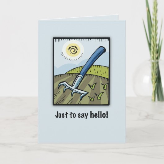 Hallo Gardener Kaart (Voorkant)