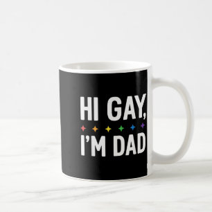Hallo Gay Vader Vader Steun LGBTQ Pride Maand Grap Koffiemok