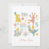 Hallo Gelukkig Pasen Feestdagenkaart (Voorkant)