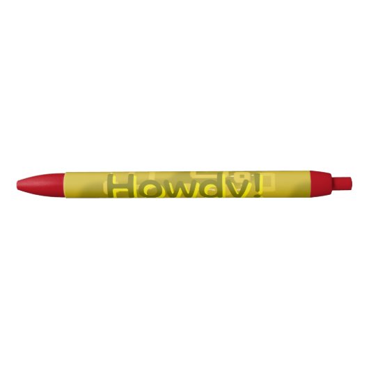 Hallo Geometrisch  Blauwe Inkt Pen (Voorkant)
