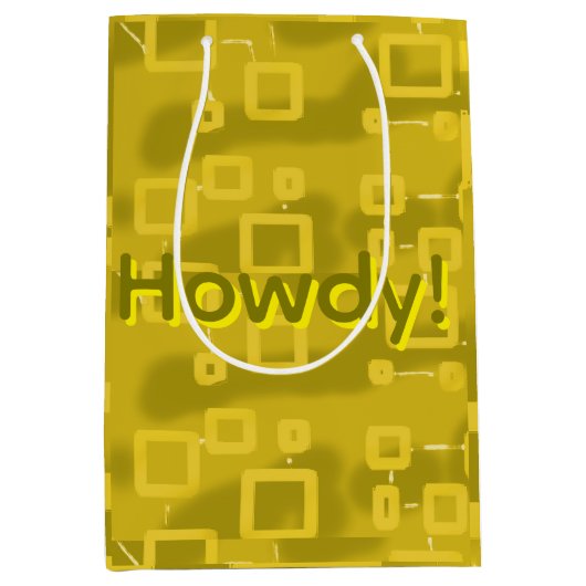 Hallo Geometrisch  Medium Cadeauzakje (Voorkant)