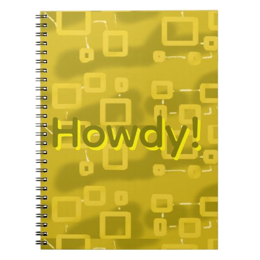 Hallo Geometrisch Notitieboek (Voorkant)