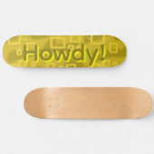 Hallo Geometrisch Persoonlijk Skateboard (Horizontaal)