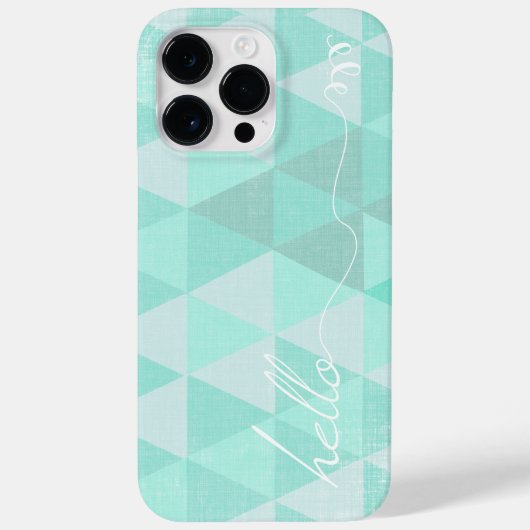 hallo Geometrische driehoek Abstracte moderne kuns Case-Mate iPhone Case (Achterkant)