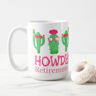 Hallo Gepensioneerd Funny Western Cactus Karakters Koffiemok