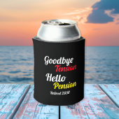 Hallo Gepensioneerd jaar vaarwel Tension Blikjeskoeler