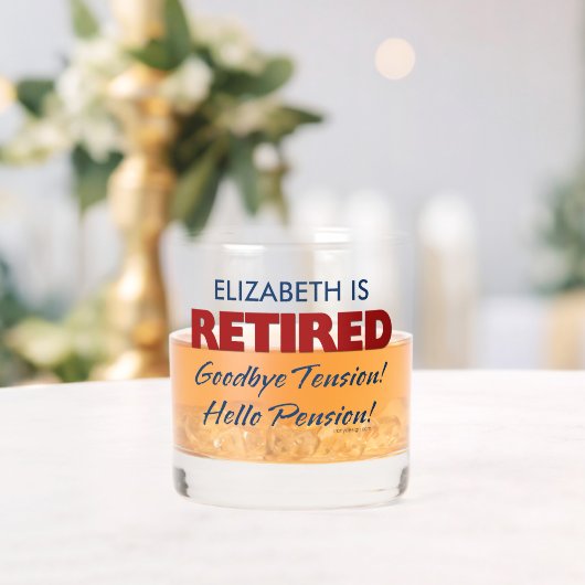 Hallo Gepensioneerd: vaarwel spanning Whisky Glas (Insitu (Huwelijk))