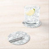 Hallo Gepersonaliseerd Ronde Kartonnen Onderzetter (Insitu)