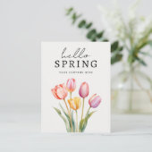 Hallo Gepersonaliseerde business Briefkaart (Staand voorkant)