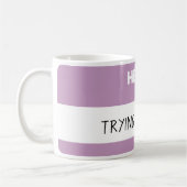 Hallo Gepersonaliseerde "IK BEN"-Mok Koffiemok (Links)