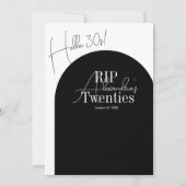 Hallo Gepersonaliseerde RIP 20s 30s verjaardagsfee Kaart (Achterkant)