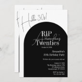 Hallo Gepersonaliseerde RIP 20s 30s verjaardagsfee Kaart (Voorkant / Achterkant)