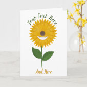 hallo Geschreven door: "Susie!" van Stephanie Stev Kaart (Gele Bloem)