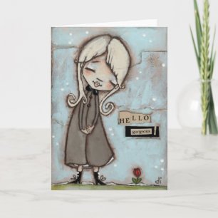 hallo, geweldig! - Blanco binnenzijde Kaart