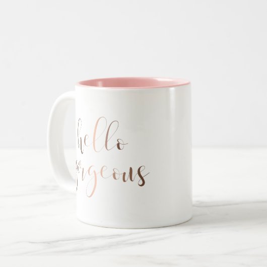 hallo geweldige Mok (Voorkant links)