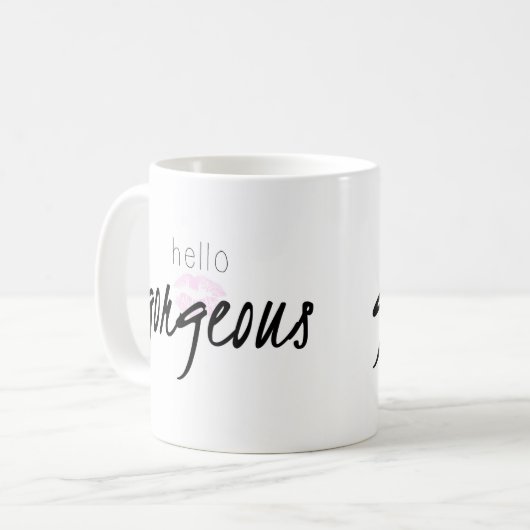 hallo geweldige mok (Voorkant links)