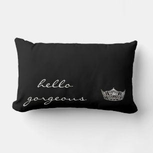 hallo geweldige Pageant Crown Pillow Kussen