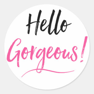hallo geweldige Stickers