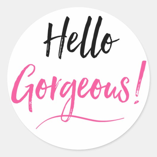 hallo geweldige Stickers (Voorkant)