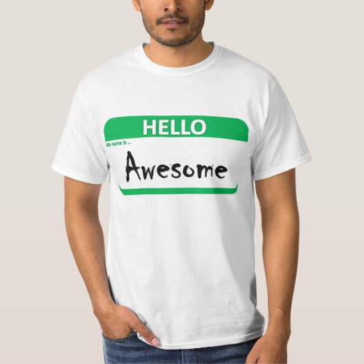 hallo Geweldige T-shirt (Voorkant)