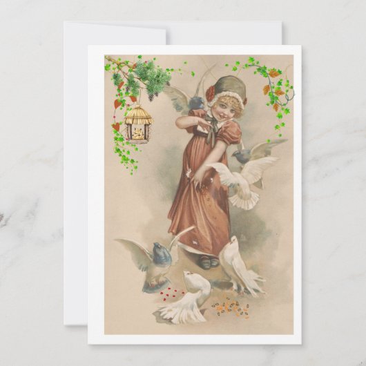 Hallo Gewoon om te zeggen: Flat Holiday Kaart (Voorkant)