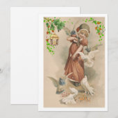 Hallo Gewoon om te zeggen: Flat Holiday Kaart (Voorkant / Achterkant)