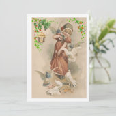 Hallo Gewoon om te zeggen: Flat Holiday Kaart (Staand voorkant)