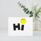 Hallo Gezicht) Briefkaart (Staand voorkant)