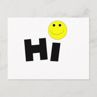 Hallo Gezicht) Briefkaart