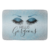 hallo - Glamoureuze Eyelashes - Blauw Badmat (Voorkant)