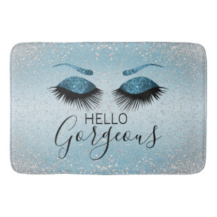 hallo - Glamoureuze Eyelashes - Blauw Badmat