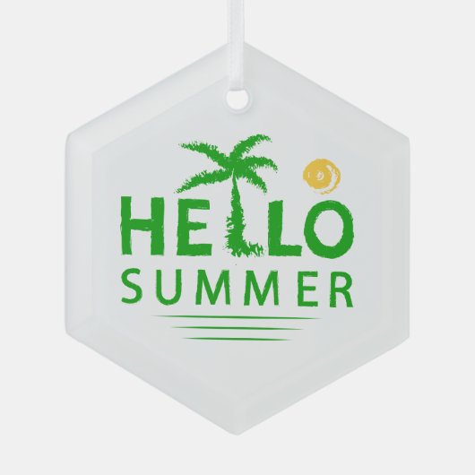 hallo glas ornament (Voorkant)