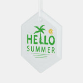 hallo glas ornament (Voorkant links)