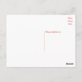 hallo glimlachen schitteren Tzu Black en White Pup Briefkaart (Achterkant)