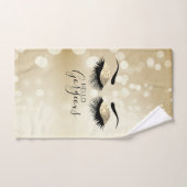 hallo Glitter Eyes Bad Handdoek (Handdoek)