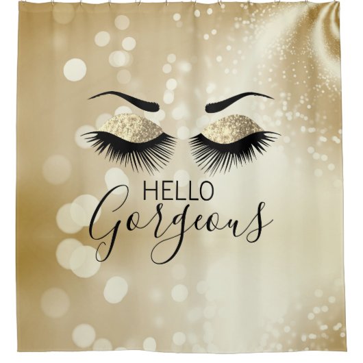 hallo Glitter Eyes Douchegordijn (Voorkant)